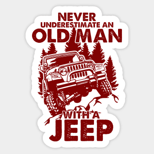 Jeep Retro Outdoor Sticker